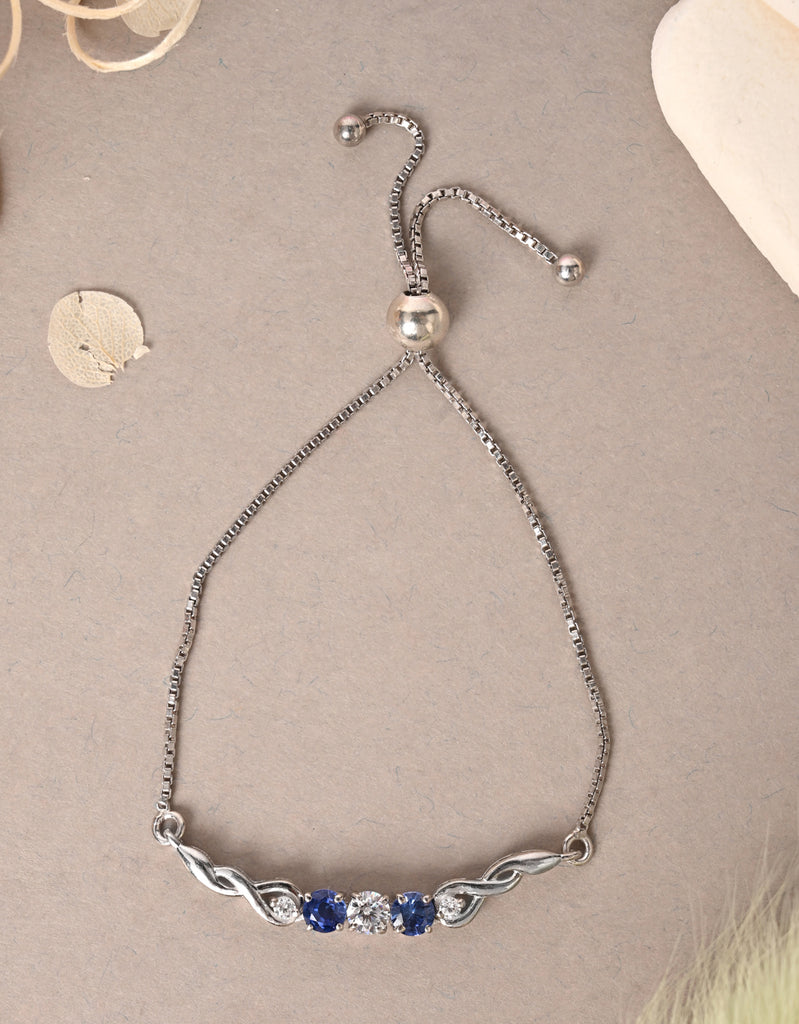 CLARA 925 Pure Silver Classic Hand Bracelet