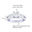 CLARA Made with Swiss Zirconia 925 Sterling Silver Heart Solitaire Ring Gift for Women and Girls