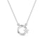 CLARA 925 Sterling Silver Jules Pendant Earring Chain Jewellery Set 