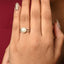 Silver Ilaria Real Pearl Size Adjustable Ring