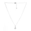 Silver Ginkgo Leaf Pendant Chain