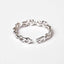 CLARA Pure 925 Sterling Silver Knotted Heart Finger Ring 