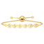 CLARA 925 Pure Silver Interlock Hand Bracelet