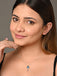 CLARA 925 Sterling Silver Dolores Pendant Chain Necklace 