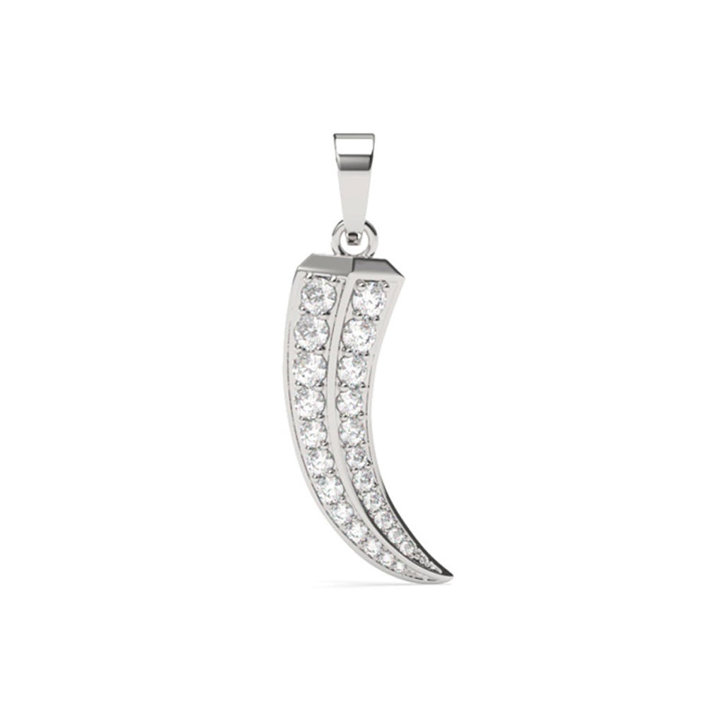 Silver Katar Men Pendant Necklace with Chain or without Chain