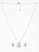 CLARA 925 Sterling Silver Nusa Pendant Earring Chain Jewellery Set 