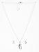 CLARA 925 Sterling Silver Orla Pendant Earring Chain Jewellery Set 