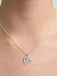 CLARA 925 Sterling Silver Isal Heart Pendant Chain Necklace 