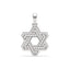 Silver Star Men Pendant Necklace with Chain or without Chain