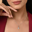 Silver Ginkgo Leaf Pendant Chain
