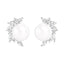 Silver Pearl Stud Aoi Earrings
