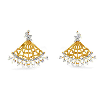 CLARA 925 Sterling Silver Irina Earrings with Screw Back 