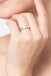 CLARA Pure 925 Sterling Silver Belt Adjustable Ring Gift for Women and Girls | Partial Matte Finish