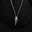 CLARA 925 Sterling Silver Blanca Pendant Chain Necklace 