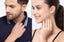 CLARA Pure 925 Sterling Silver Classic Adjustable Couple Band, Promise Rings for Lovers