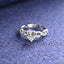 Silver Alfie Heart Engagement Ring