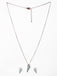 CLARA 925 Sterling Silver Blanca Pendant Earring Chain Jewellery Set 