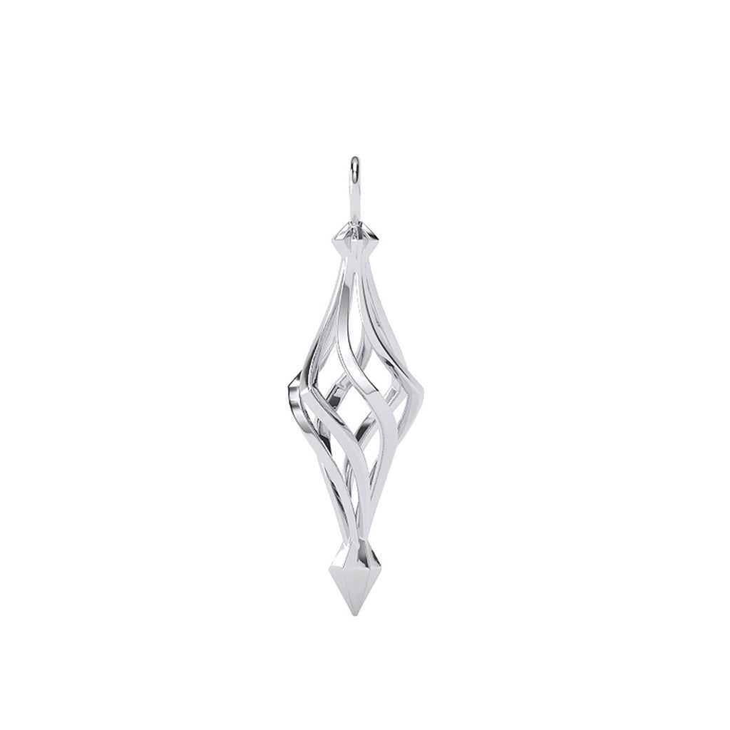 Silver Marzell Men Pendant Necklace with or without chain