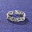 CLARA Pure 925 Sterling Silver Bold Finger Ring 