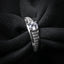 CLARA Real 925 Sterling Silver Step Band Ring 
