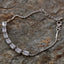 CLARA Made with Swiss Zirconia 925 Sterling Silver Viola Solitaire Bracelet Gift for Women and Girls