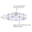CLARA Made with Swiss Zirconia 925 Sterling Silver Round Solitaire Ring Gift for Women and Girls