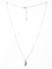 CLARA 925 Sterling Silver Reina Pendant Chain Necklace 