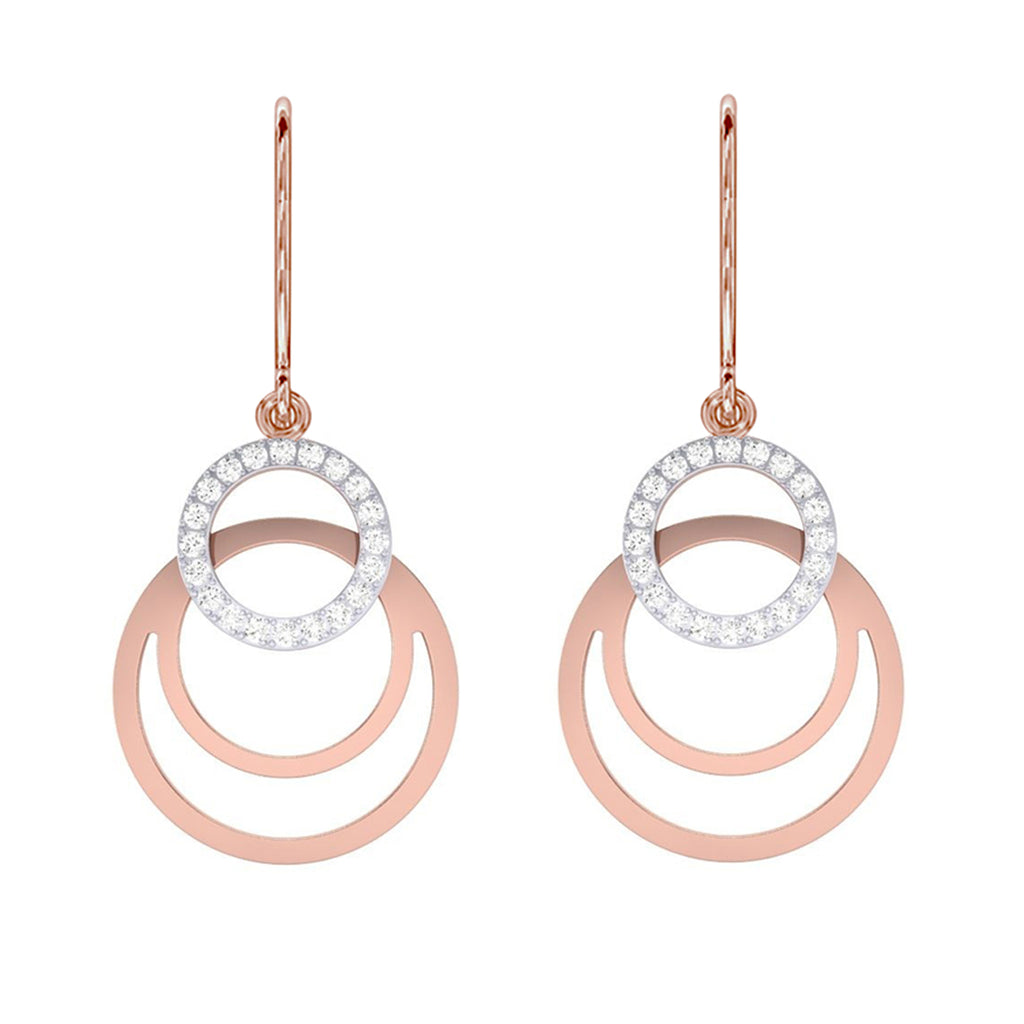 CLARA 925 Sterling Silver Irina Dangler Earrings 