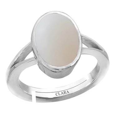 Certified Opal 7.5cts or 8.25ratti 92.5 Sterling Silver Adjustable Ring