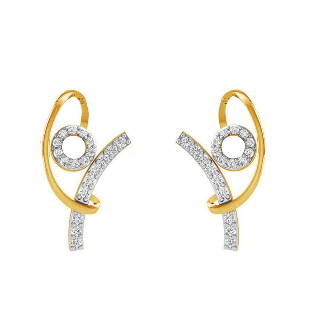 CLARA 925 Sterling Silver Zion Earrings with Screw Back 