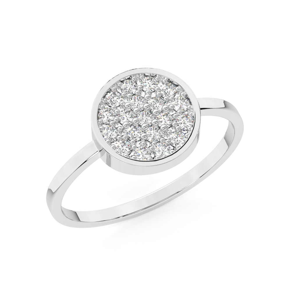 CLARA 925 Sterling Silver Orbit Ring 