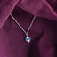 CLARA 925 Sterling Silver Belen Pendant Chain Necklace 