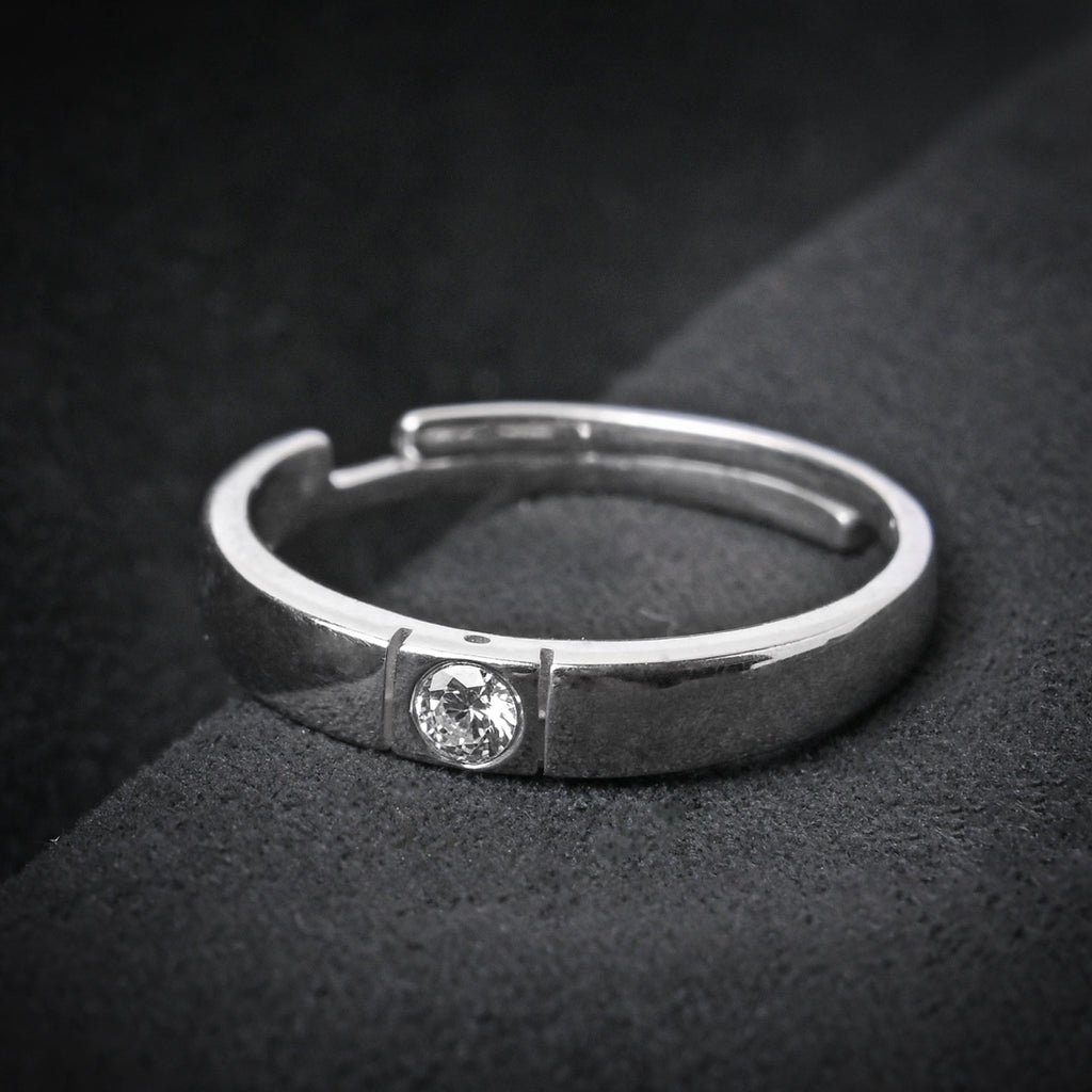 CLARA Real 925 Sterling Silver Elias Band Ring 