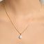 CLARA 925 Sterling Silver Talia Pendant Chain Necklace 