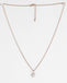 CLARA 925 Sterling Silver Heart Solitaire Pendant Chain Necklace 
