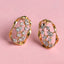 CLARA 925 Sterling Silver Petra Earrings with Screw Back 