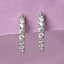 CLARA 925 Sterling Silver Classic Hoop and Huggies Bali Earrings 