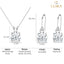Silver Carla Solitaire Jewellery Set