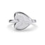 CLARA Pure 925 Sterling Silver Promise of Heart Finger Ring 
