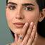 Silver Juni Blue Oval Solitaire Ring