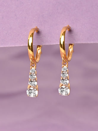 CLARA 925 Sterling Silver Graduation Hoop Bali Earrings 