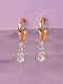CLARA 925 Sterling Silver Graduation Hoop Bali Earrings 