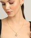 CLARA 925 Sterling Silver Alba Pendant Earring Chain Jewellery Set 
