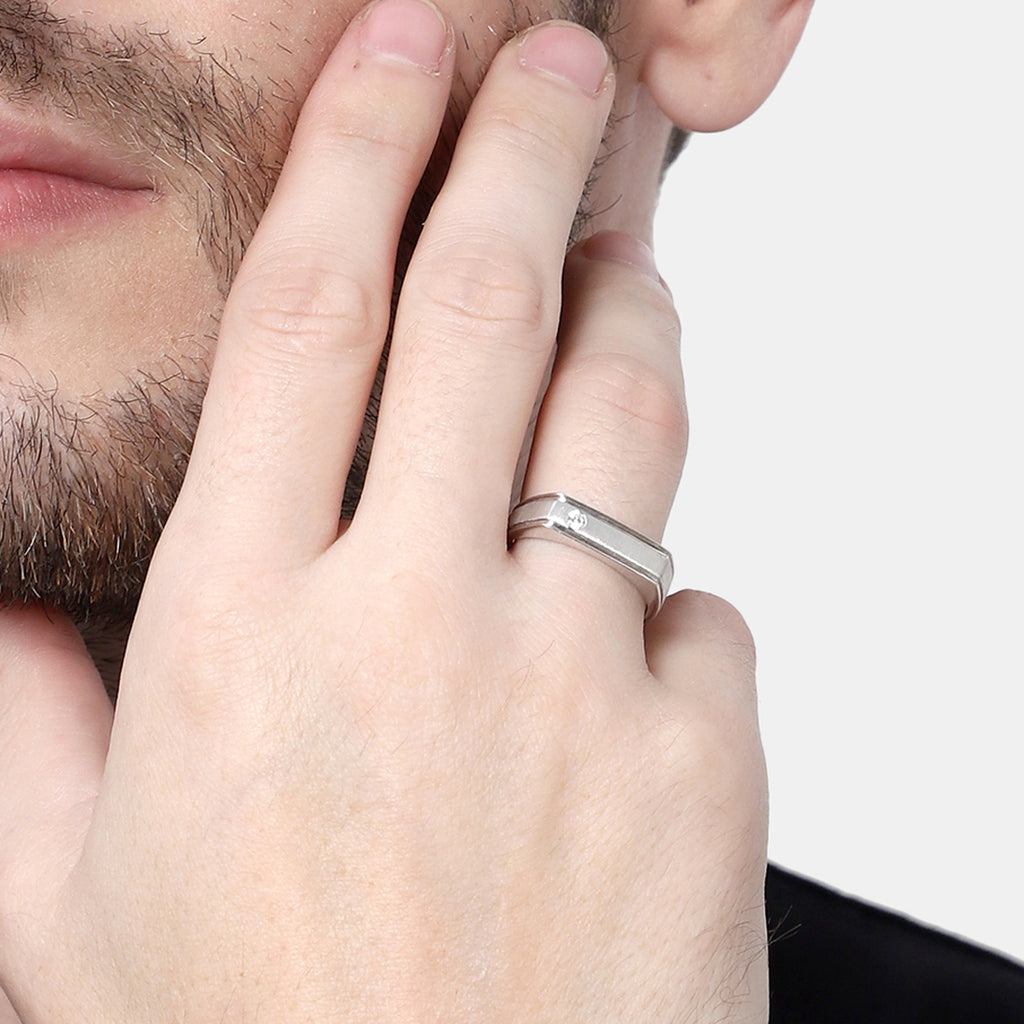 CLARA Real 925 Sterling Silver Dario Band Ring 