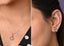 CLARA 925 Sterling Silver Verde Pendant Earring Chain Jewellery Set 