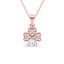Silver Bunch of Hearts Pendant Chain 