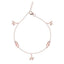 Silver Butterfly Anklet Payal ( Single ) Chain