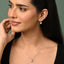 Silver Russo Square Solitaire Jewellery Set
