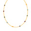 CLARA 925 Sterling Silver Multicolor Charm Minimal Necklace Chain 
