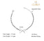 CLARA 925 Sterling Silver Bow Hand Mangalsutra Bracelet
